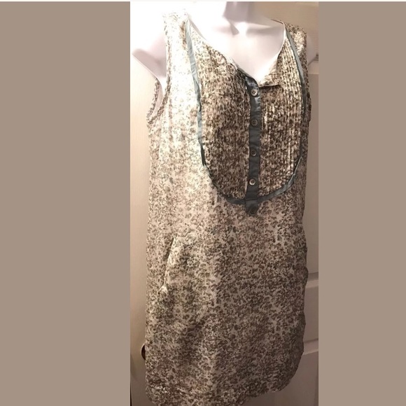 J. CREW Delphinium Dress Mini Floral Silk Cotton Pleated Dainty Flower Pockets - Picture 4 of 9